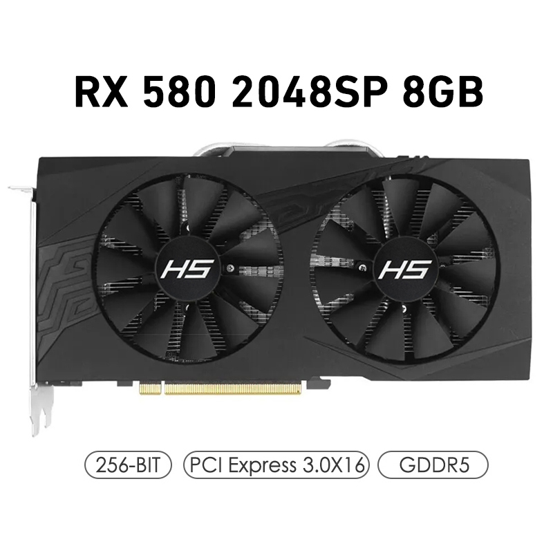 Rx 580 8Gb 2048Sp Gpu - Kartu Grafis RX580 Termurah Radeon RX