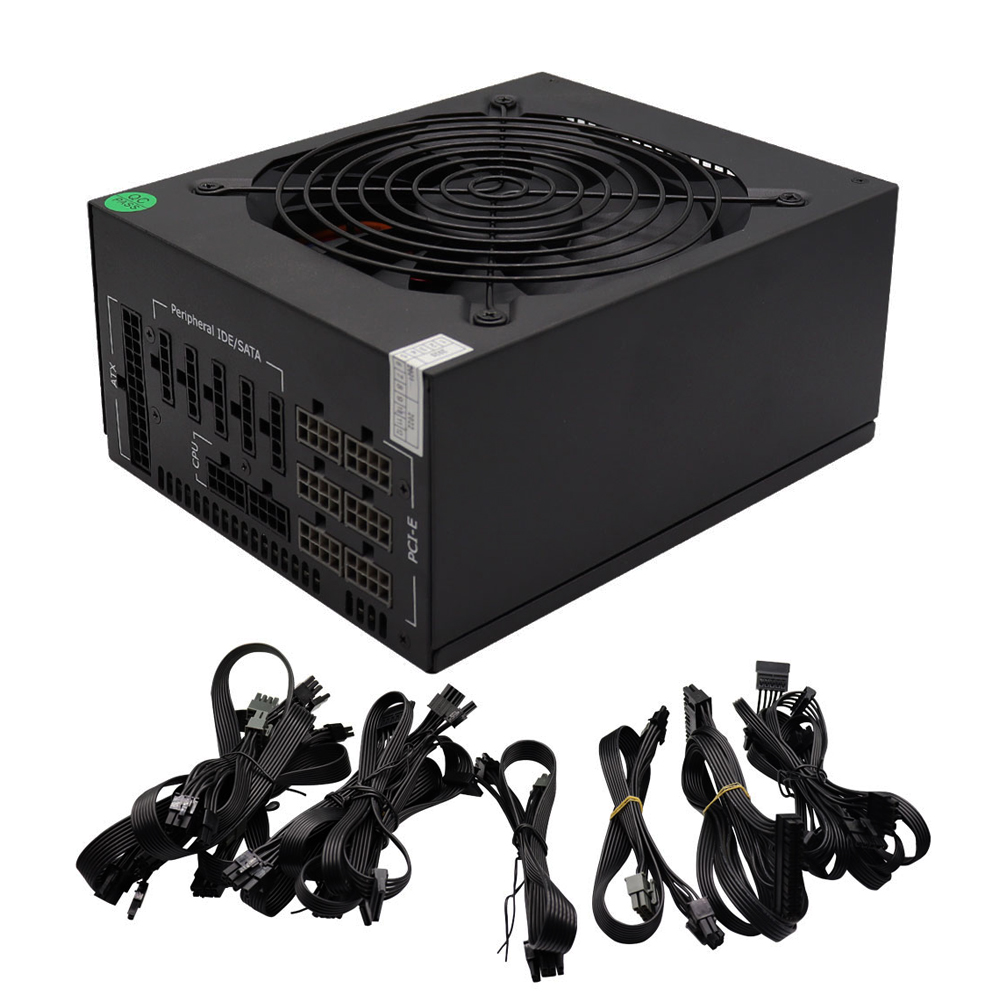2000W Atx Mining Power Supply - Catu Daya PC ATX Modul Penuh