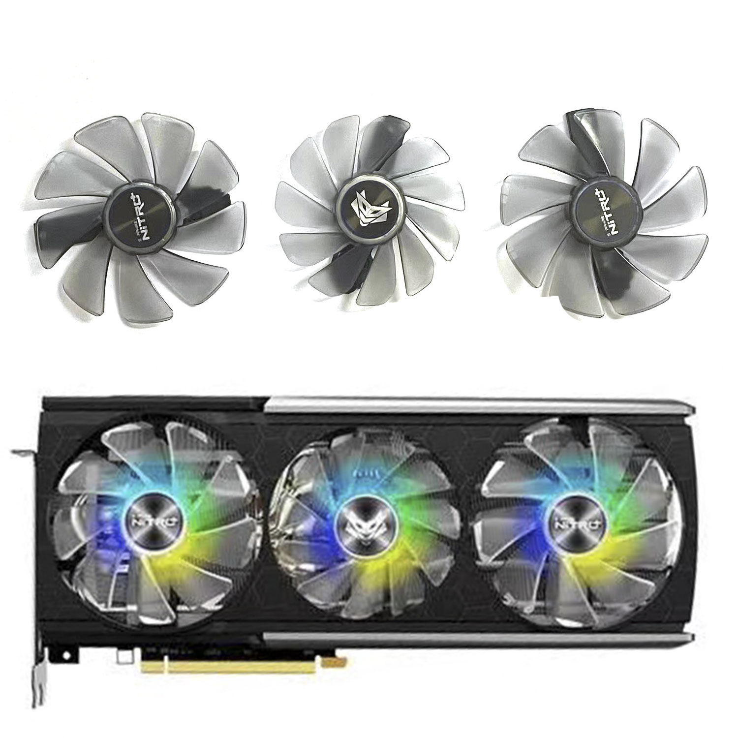 Rx 5700 Xt 8Gb Video Card - CF1015H12D CF9010H12D RX5700 ARGB Kipas Kartu