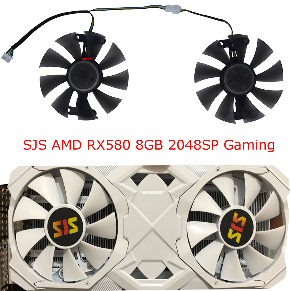 2 buah/set, FL8015 12VB, kipas - Rx 580 8Gb 2048Sp Gpu ulasan dan harga