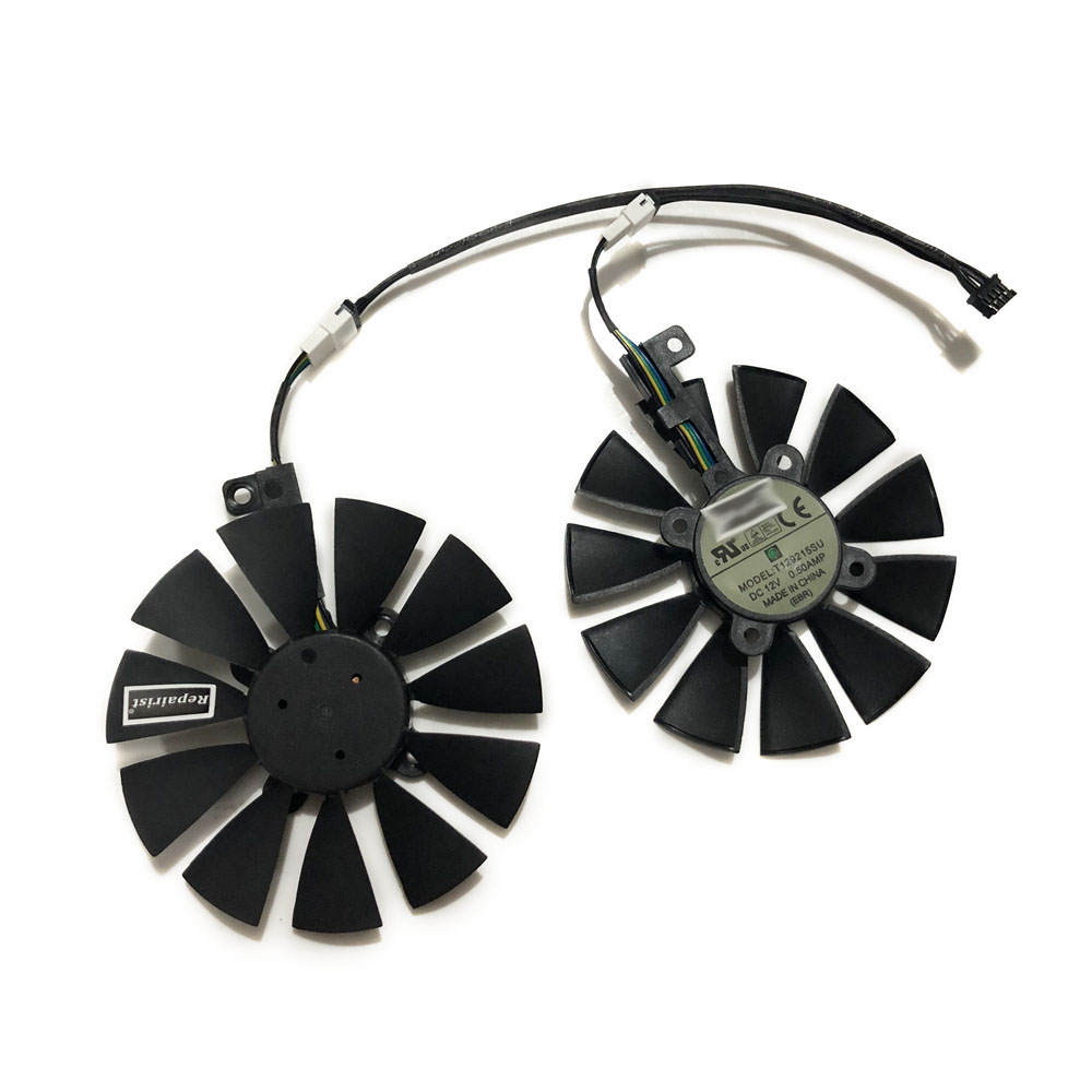 2 buah/set, kipas kartu Video, - Rx 580 8Gb 2048Sp Gpu ulasan dan harga
