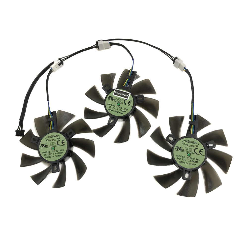3 buah/set, pendingin DIY, Gra - Rx 5700 Xt 8Gb Video Card ulasan dan harga