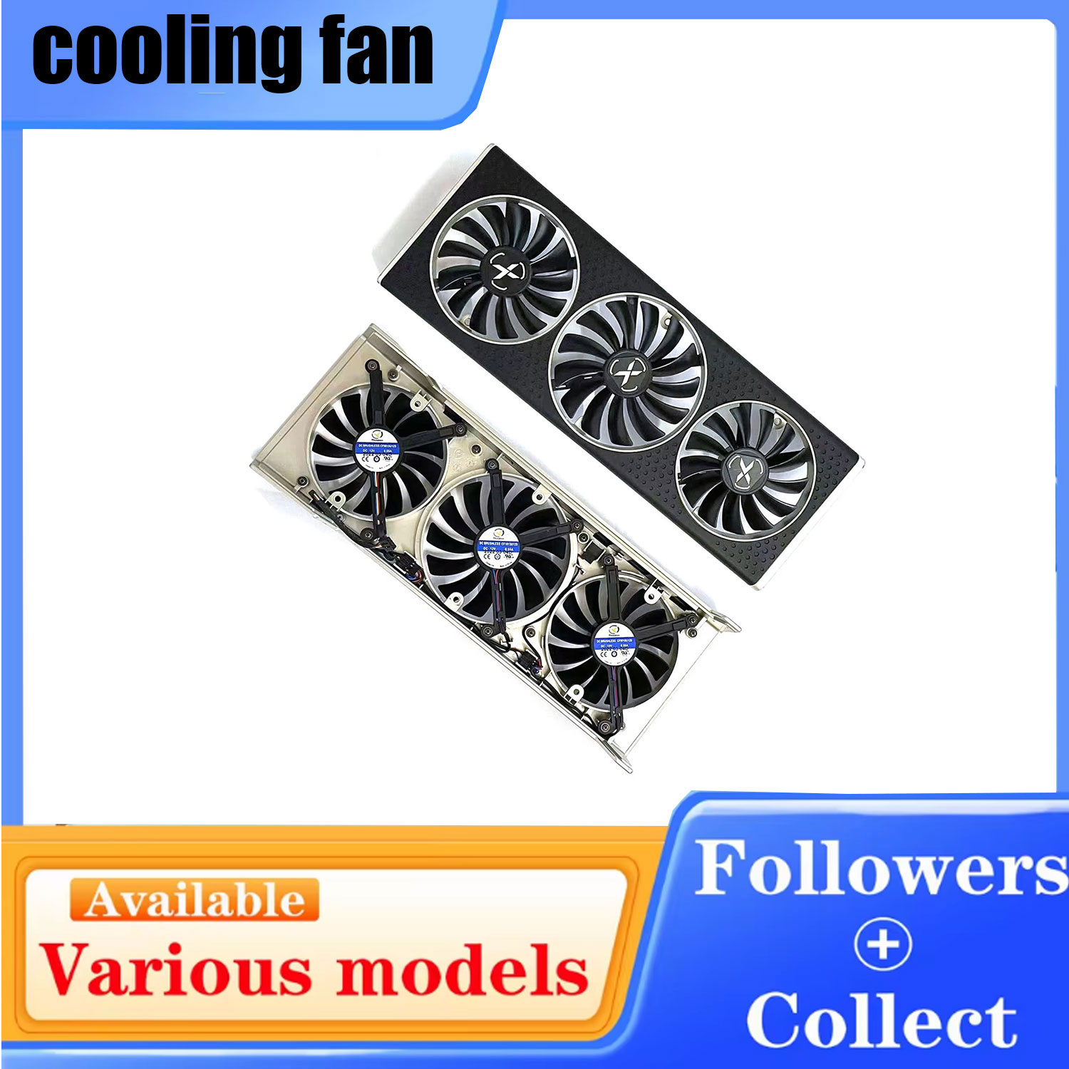 Kipas pendingin dan casing CF9 - Rx 6700 Xt 12Gb Graphics Card ulasan dan harga