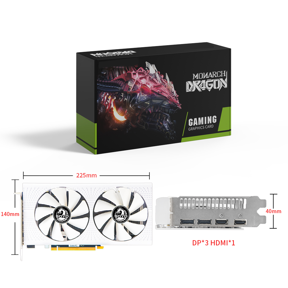 SOYO AMD Radeon RX580 8GB Kart - Rx 580 8Gb 2048Sp Gpu ulasan dan harga