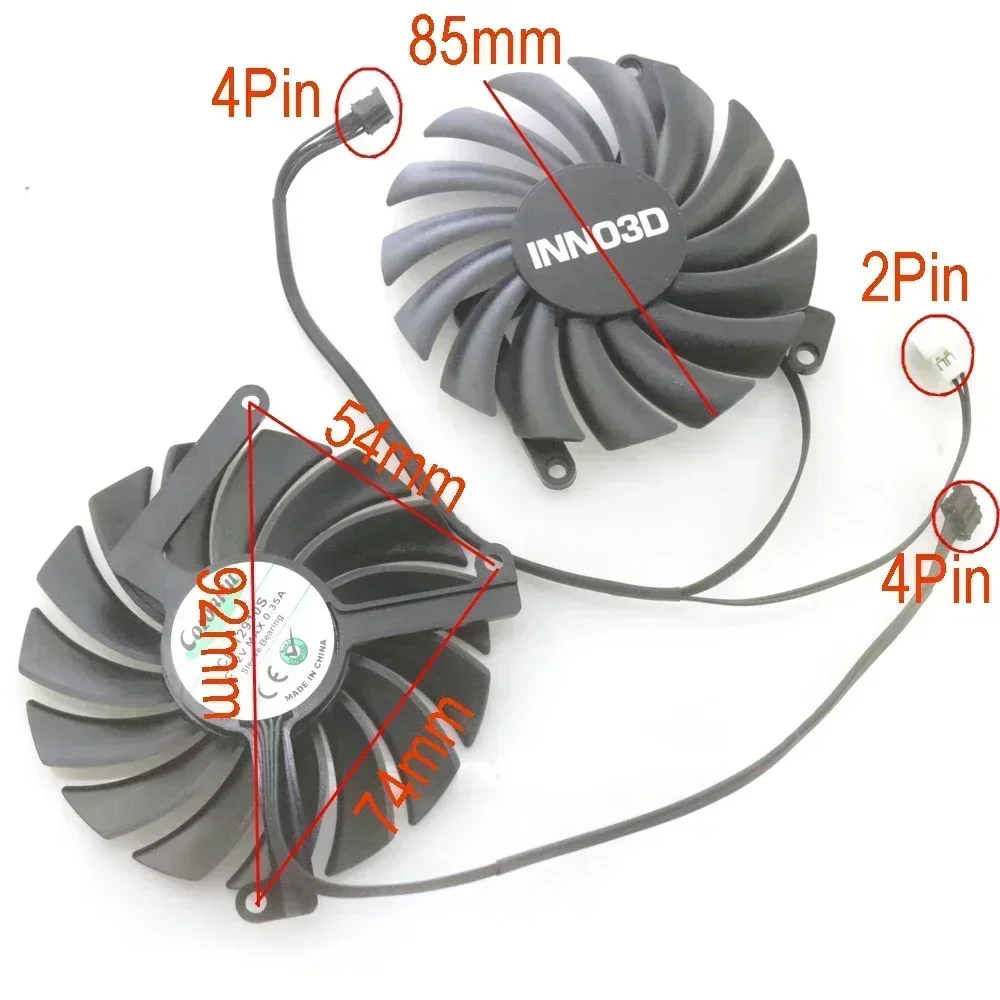 2 Buah/Lot CF-12910S 85Mm DC12 - Rtx 3070 8Gb Graphics Card ulasan dan harga