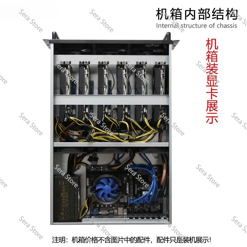 Chassis Kartu Grafis Multi-Gra - 8 Gpu 4U Server Chassis ulasan dan harga